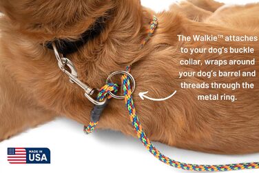 Повідок для собак The Walkie, без ривків, фіолетовий, розмір L, для собак 11,3-68 кг