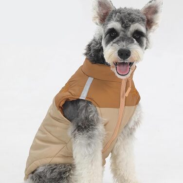 Теплий зимовий пуховик для собак з бавовни - комфортний та стильний, сірий, розмір M