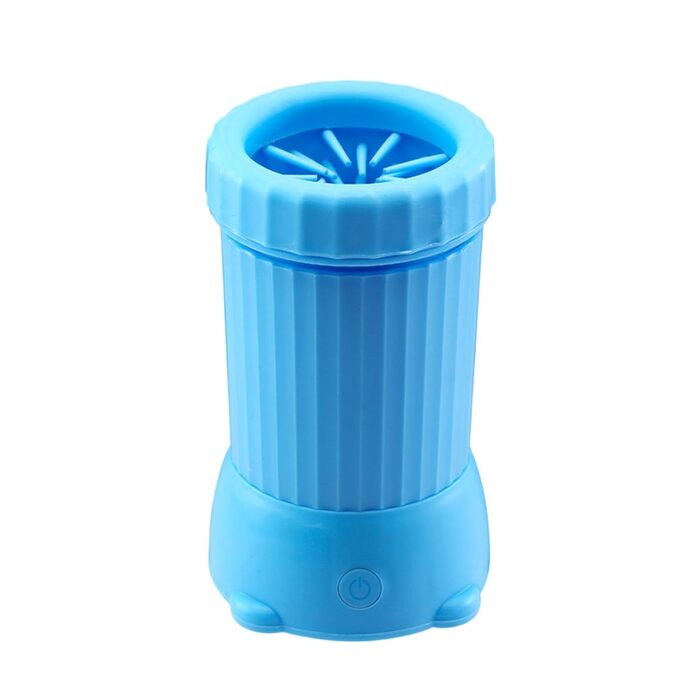 Автоматична мийка лап для собак, електрична - Автоматичний очищувач лап для собак та котів, USB-пристрій для догляду, зелений/блакитний