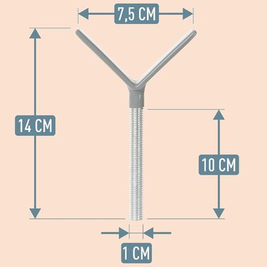 Захист для сходів для дітей IB Style Berrin, 58-185 см, білий, без свердління, з Y-адаптером (2 шт.)