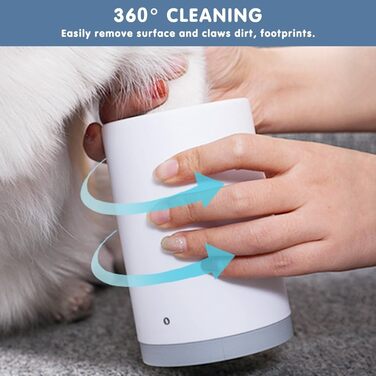 Очисник лап для собак, знімний, портативний, з м'якими силіконовими щетинками для маленьких та середніх тварин