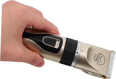 Електричний собачий триммер SOIMISS з титановими керамічними лезами. Безшумна машинка для грумінгу собак та котів. Для догляду за вухами, обличчям та тілом.