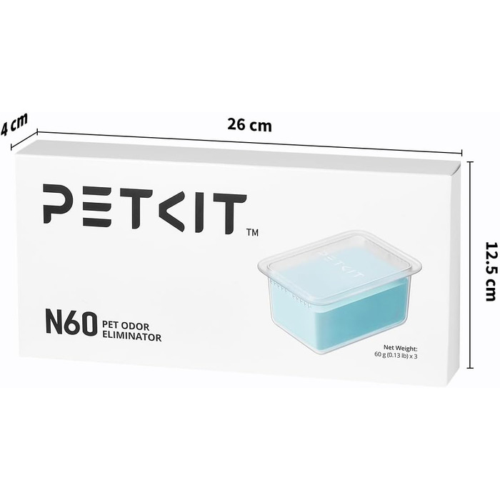 Автоматичний котячий туалет PETKIT Purobot Crystal Duo з камерою, моніторингом здоров'я, контролем запаху, сірий (N60)