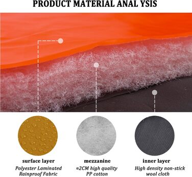 Відбиваюча куртка для собак великих порід, зимова водонепроникна тепла куртка-манта для собак, жилет для собак з двома ніжками для спорту, лижного костюма, одягу для собак з кільцем D для активного відпочинку, спорту та полювання, 6XL, камуфляж