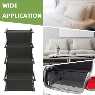 Зручна рампа для собак у машину, підходить для великих та маленьких собак. Складана, витримує до 60 кг (чорна)