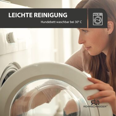 Крісло-ліжко для собак, миюче, для маленьких та середніх порід, з подушкою Cord, бежеве (70x50 см), з пакетиками для збору відходів, Cordstoff, широке