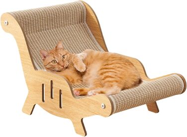 Крісло-лежак для котів з сизалю
