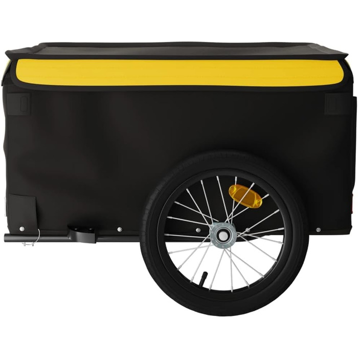 Причіп для собак Gecheer, 30 кг, жовтий (124 x 62.5 x 52 см)