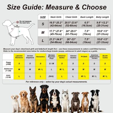 Тактичне шлейка для собак TSPRO No-Pull з ручкою та швидкою застібкою, стабільне регулювання, для собак середніх та великих порід, для прогулянок та бігу (Блакитний L) L (Окружність шиї 54-88 см, Окружність грудей 66-84 см)