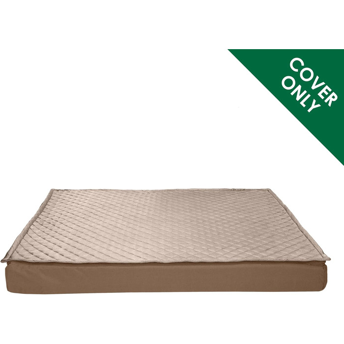 Крісло-лежанка для собак XL Furhaven - Водостійке, з принтом логотипу, матеріал Oxford Polycanvas, знімний чохол, розмір 102x81x1 см