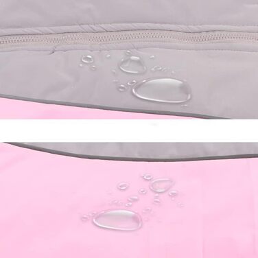 Тепла куртка для собак July's Song: флісова підкладка, бавовна, без рукавів, з нагрудником та світловідбиваючими смугами. Ідеально для зими та осені. Рожевий колір, для сук.