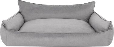 Ліжко для собак, лежанка для тварин, килимок для собак, ліжко-кімнат, матрац для собак, диван для тварин, матрац, XXXL - 132 x 106 см, графіт, екологічний розмір: XXXL - 132 x 106 см