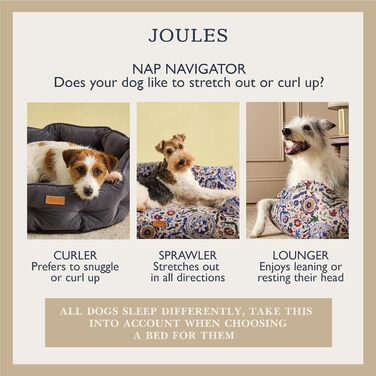 Килимок для собак Rosewood x Joules Festival Floral - розкішне ліжко для середніх собак, миється, з антиковзким дном