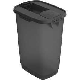 Контейнер для корму Rotho Cody 25 л з кришкою і дозатором, пластик без BPA, 33x25x46,3 см