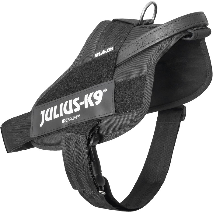Шлея Julius-K9 IDC Stealth для собак, розмір 2XL/3, чорна