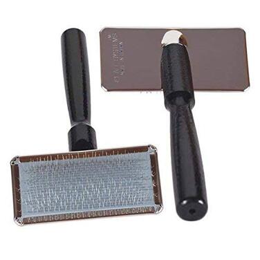 Щітка для грумінгу собак Zupfbürste All Systems – виберіть розмір (малий – 6,3 см x 3,8 см) або великий (12,7 см x 6,4 см)