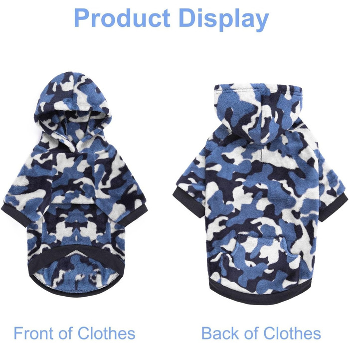 Теплий капелюховий светр для собак, котів та цуценят, камуфляж, рожевий, S (обхват грудей 35 см)