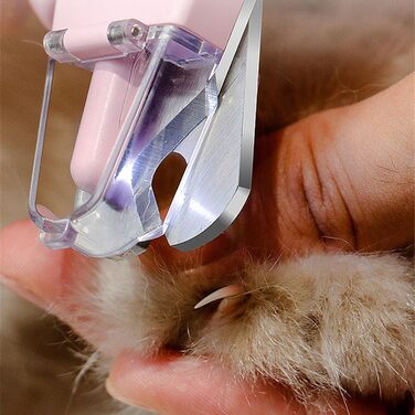 Триммер для обрізання кігтів домашніх тварин з LED-підсвічуванням для собак та котів. Безпечний інструмент для догляду, запобігає розшаруванню кігтів. Професійні ножиці для кігтів для маленьких собак. Зелений колір.