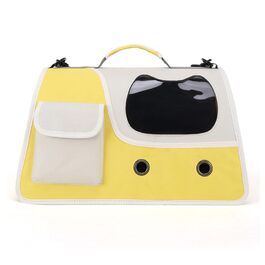 Сумка-переноска для тварин, складана, дихаюча, велика місткість, з вікном, для подорожей - комфортна, міцна з металевим каркасом, ідеальна для прогулянок