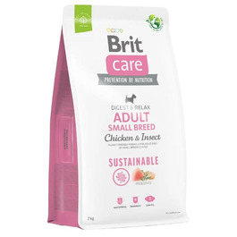 Сухий корм для дорослих собак малих порід BRIT Sustainable з куркою, 7 кг