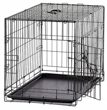 Металевий транспортний клітка-вольєр для собак Anytech, 121x74x82 см, розмір XXXXL