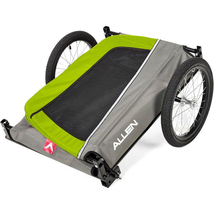 Причіп для велосипеда для собак, розмір M, зелений