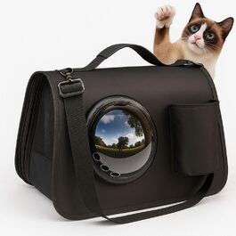 Трансформер для котів, переноска для тварин, чорна