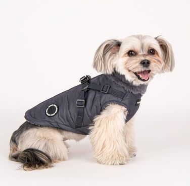 Пальто Puppia Donavan для малих і середніх собак, тепле та зручне, собача куртка
