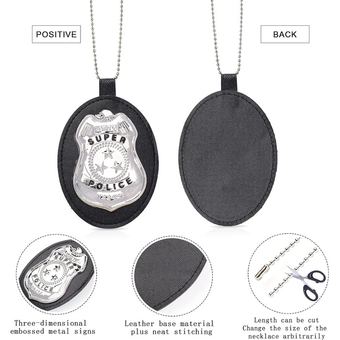 Костюм поліцейського для домашніх тварин Yewong: комплект аксесуарів для собак та котів (м'язка шапка, значок, сонцезахисні окуляри)