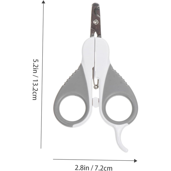 BESPORTBLE 2 шт. Кусачки для нігтів домашніх тварин: для собак та котів. Сталеві кусачки з вигнутим ножем для безпечної та безболісної догляду за нігтями.