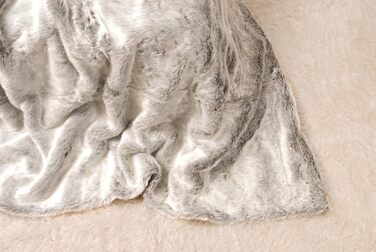 Плед з штучного хутра для собак, сріблястий лис, 60x90 см