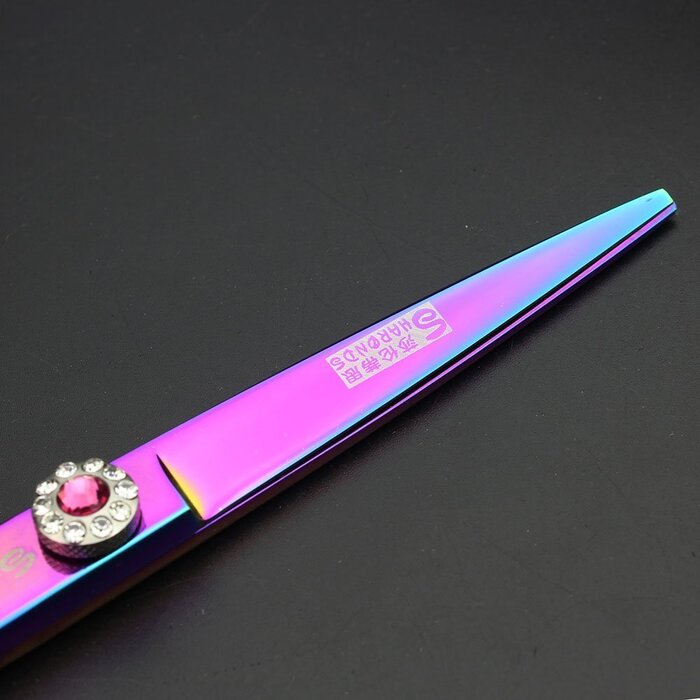 Набір професійних ножиць для стрижки та вирівнювання волосся Titan, 14 см або 15.2 см, у подарунковій коробці (6 шт.)