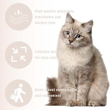 Транспортувальна сумка-рюкзак для котів та дрібних тварин, сіра та біла