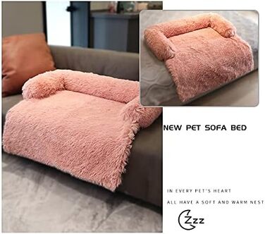 М'яка плюшеві килимки для собак, лежанки, заспокійливе ліжко для тварин, ультрам'який пухнастий матеріал, підстилки, ковдри, подушки, чохли для меблів, захист, ліжко для собак та котів (M)