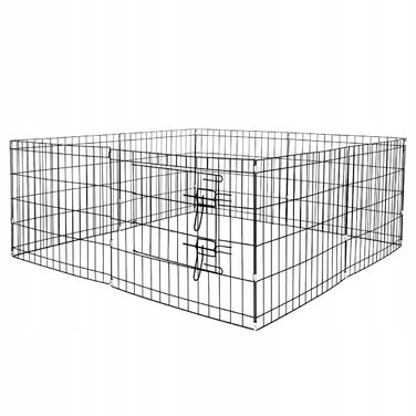 Металева клітка для середніх собак Springos, 155 x 155 x 76 см
