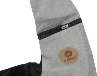 Рюкзак для собак Hunderucksack Kanga – сірий, 44x20x20 см, поліестер, з вентиляцією, для прогулянок