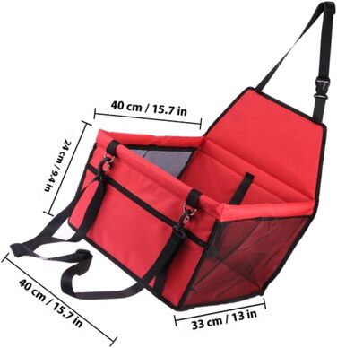 Автомобільна переноска для собак та котів Mobestech Netz-hundetasche: дихаюча, безпечна, з регульованою шлейкою