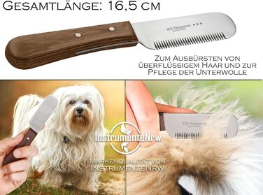 Триммер для собак і котів з великою щелепою (для правшів). Ідеально для видалення підшерстка, стрижки довгої та короткої шерсті. Якісний тример з нержавіючої сталі, професійний інструмент для грумінгу.