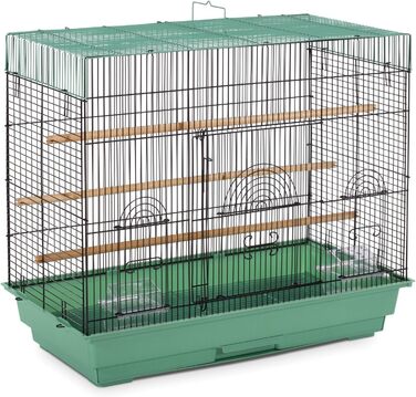 Клітка для птахів PREVUE PET SP1804-4, зелено-чорна, велика, для польоту