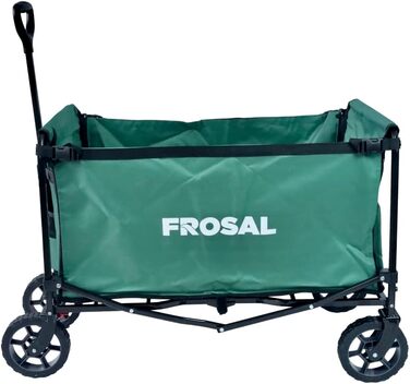 Фросал Візок для собак Бруно, зелений, складний | Транспортний візок для тварин