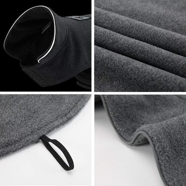 Зимовий теплий одяг для собак: куртка, пуловер, світшот з бавовни сірого кольору, 2XL