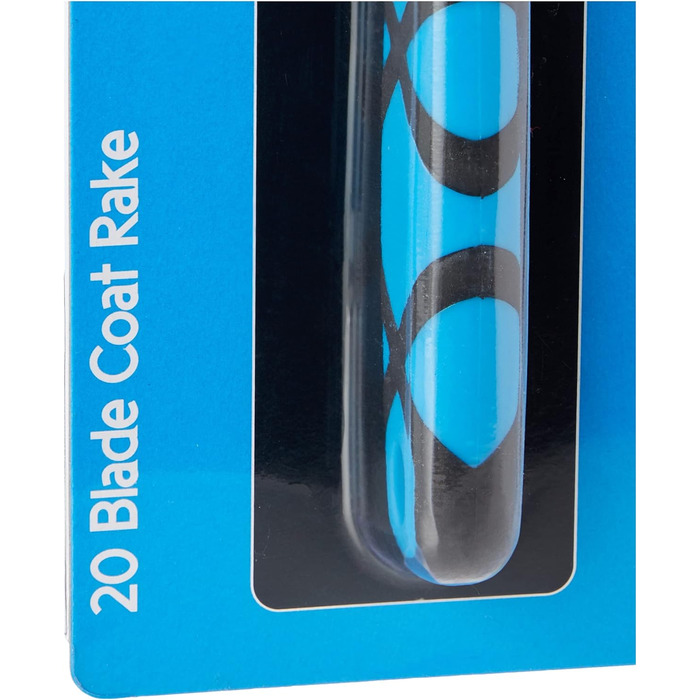 GROOM PROFESSIONAL Щітка для собак - вичісуюча щітка для собак, видалення підшерстка, вичісування, видалення шерсті, X-Fein 20 зубців, екстра-тонка