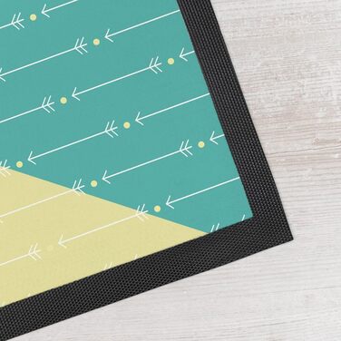 Індивідуальна підставка під миску для собак та котів Wanapix з іменем та фото | Нековзна гумова база | 60 x 40 см