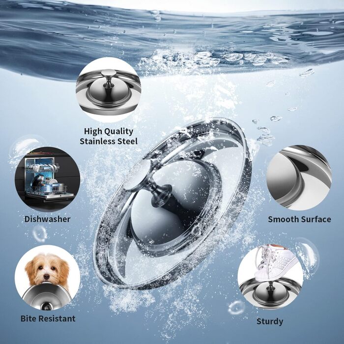 Набір з 2 мисок для цуценят та собак з нержавіючої сталі. Миски для корму та води, повільне годування, відлучення, для маленьких собак та котів