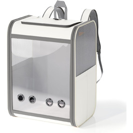 Рюкзак-переноска для котів та собак SWIHELP, сірий. Безпечна переноска для тварин, ідеальна для подорожей