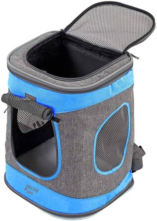 Складана переноска для собак та котів - транспортна сумка для авто та авіаперельотів. Зручна, безпечна, міцна. Колір: сіро-технозелений