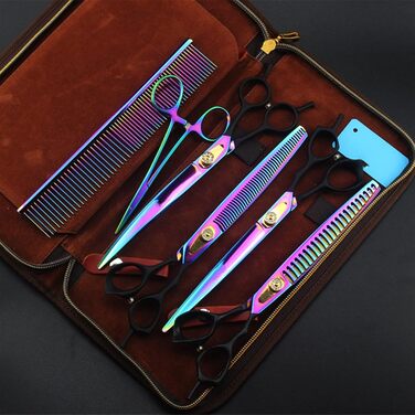 Професійний набір для грумінгу тварин: ножиці для грумінгу, 4 шт. (20 см), преміум-якість