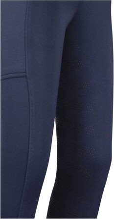 Легінси для верхової їзди Lazura Ariella | Еластичні штани для верхової їзди з кишенею для телефону | Середня посадка, повний обтиск, силіконовий гріп, класичний крій | Екіпірування для верхової їзди (36, темно-синій)
