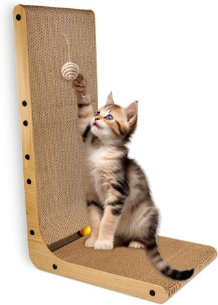Кігтеточка для котів 68 см: велика, з картону, XXL, ліжко, ковдра та меблі для котів