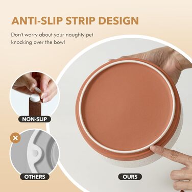 Керамічна годівниця та миска для води Havniva для собак маленьких порід, з неслизьким дном (800 мл, арктичний білий)